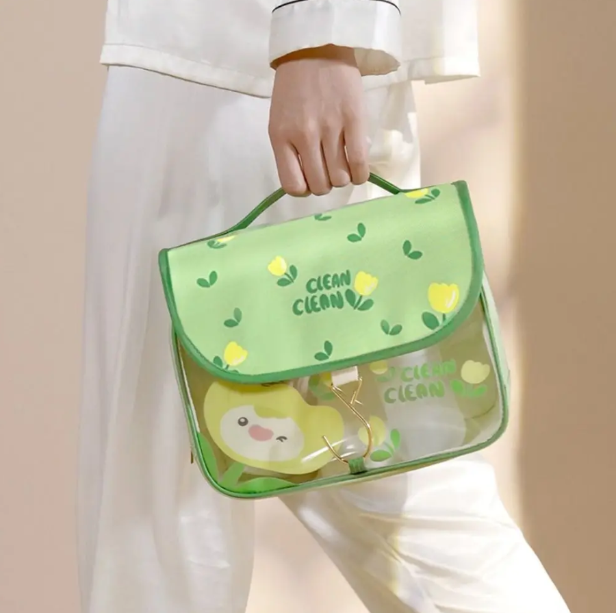 Floral Travel Makeup Bag