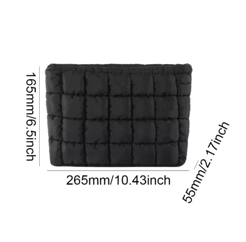 Quilted Puffy Makeup Organizer