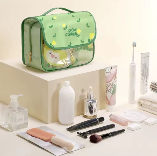 Floral Travel Makeup Bag