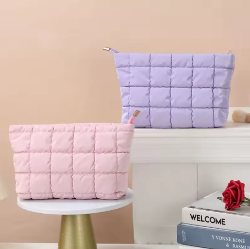 Quilted Puffy Makeup Organizer