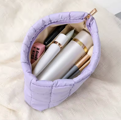 Quilted Puffy Makeup Organizer