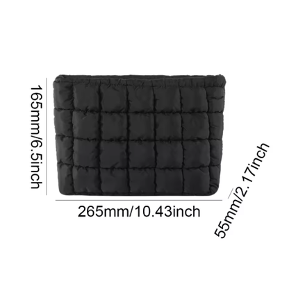 Quilted Puffy Makeup Organizer