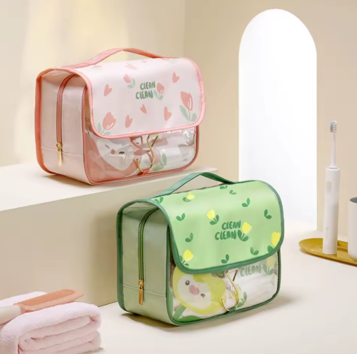 Floral Travel Makeup Bag