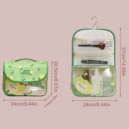 Floral Travel Makeup Bag